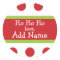 Ho Ho Ho Personalised Christmas Sticker