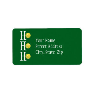 HO-HO-HO - personalized address label