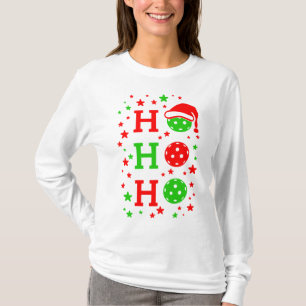 Ho, Ho, Ho Pickleball Christmas T-Shirt