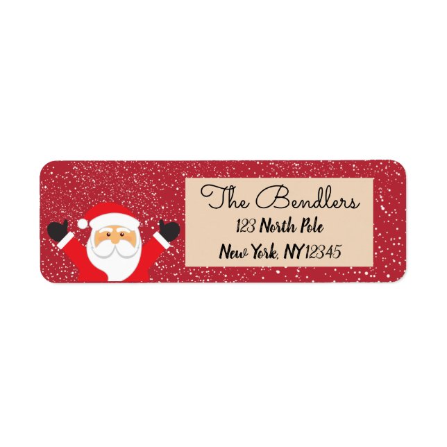 Ho! Ho! Ho! Return Address Label (Front)