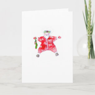 Ho Ho Ho Santa card