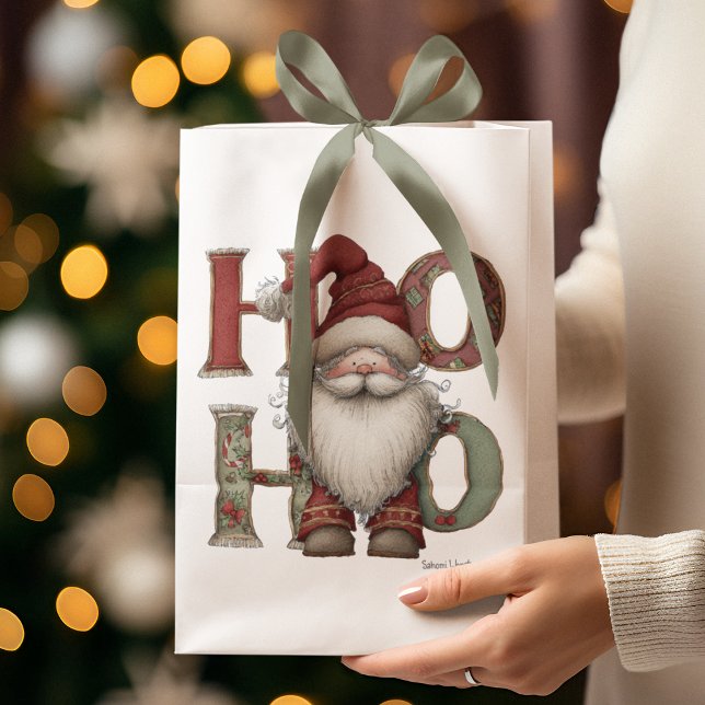 HO HO HO Santa Christmas Gift Bags  (Creator Uploaded)