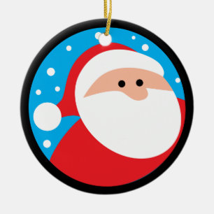 Ho Ho Ho! Santa Claus Ceramic Tree Decoration