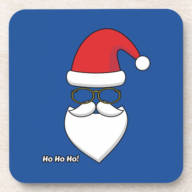 Ho Ho Ho Santa Claus Coaster (Front)