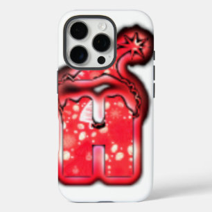 Ho Ho Ho! Santa Claus Hat Merry Christmas Star.png iPhone 16 Pro Case