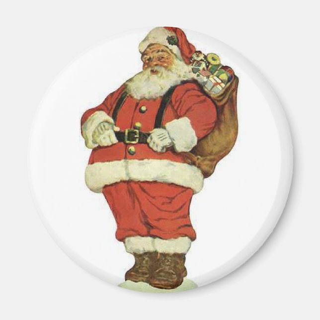 Ho Ho Ho Santa Claus Magnet (Front)