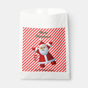 HO! HO! HO! Santa Claus Merry Christmas Candy Cane Favour Bags