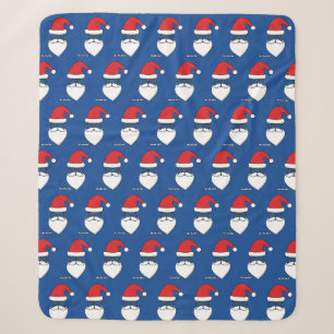 Ho Ho Ho Santa Claus Sherpa Blanket