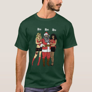 Ho Ho Ho Santa (green) T-Shirt