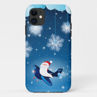 Ho ho ho! Santa on the aeroplane, iPhone5 case