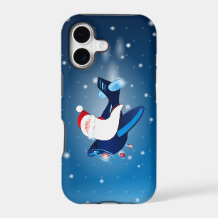 Ho ho ho! Santa on the aeroplane, iPhone5 case