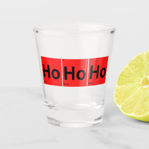 Ho Ho Ho Santa Periodic Table Shot Glass