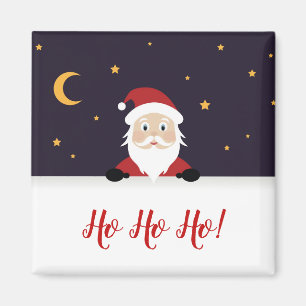 Ho ho ho santa slaus winter holidays holy night magnet