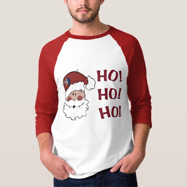 HO! HO! HO! Santa T-Shirt (Front)