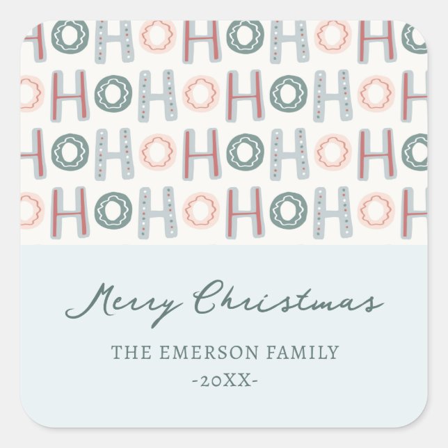 Ho Ho Ho Sticker (Front)