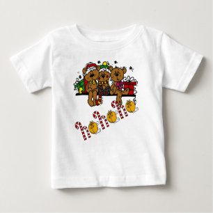 Ho Ho Ho Teddy Bears Baby T-Shirt