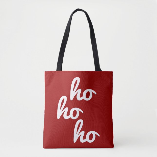 Ho-ho-ho Tote Bag (Front)