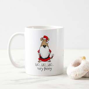 HO HO HO Very Funny Santa Costume Dog Sarcastic Coffee Mug