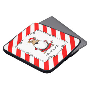 HO HO HO Very Funny Santa Costume Dog Sarcastic Laptop Sleeve