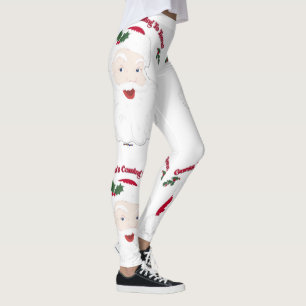 Ho Ho Ho Vintage Santa Leggings
