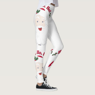 Ho Ho Ho Vintage Santa Leggings