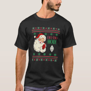 Ho Ho Hodl Ethereum Christmas Cryptocurrency ETH C T-Shirt