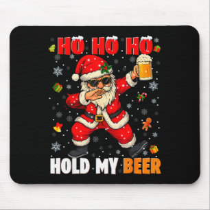 Ho Ho Hold My Drink Cool Dabbing Santa Christmas X Mouse Pad
