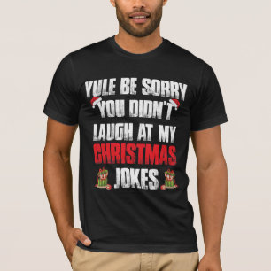 Ho-Ho-Hold My EggnogChristmas Jokes So Bad,They'r T-Shirt