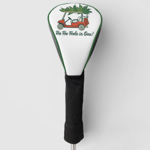 Ho Ho Hole In One Christmas Santa Golf Golfing  Head Cover