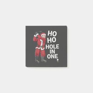 Ho Ho Hole in One Funny Golfing Xmas Christmas Post-it Notes