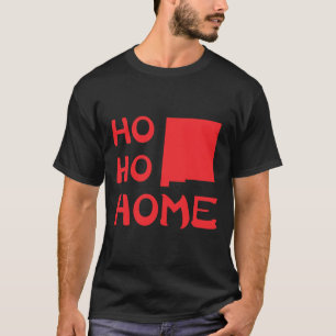 Ho Ho Home New Mexico Santa Christmas Holiday T-Shirt