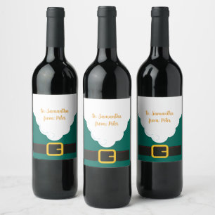 Ho Ho Hope You've Been Good - Evergreen Wine Label