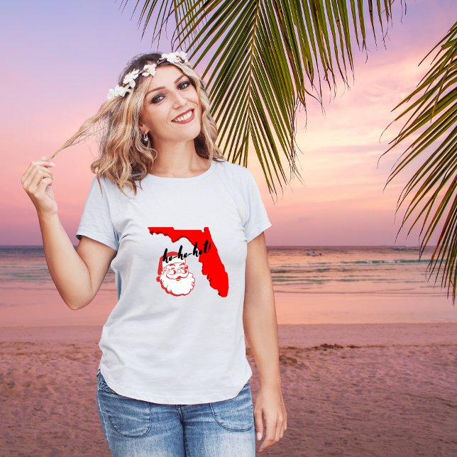 ho-ho-hot! Merry Christmas Florida Style Holiday  T-Shirt (Creator Uploaded)