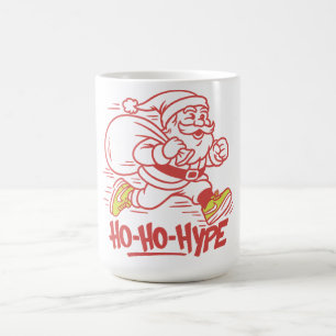"Ho-Ho-Hype – Streetwear Santa Sneaker  Coffee Mug