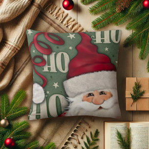"Ho Ho Santa" Inspirivity Throw Pillow