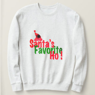 Ho Ho" Sweatshirt - Funny Christmas Hoodie