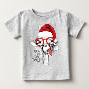 Ho Ho Y’all Giraffe Baby T-Shirt