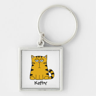 Ho Hum Kitty Key Ring