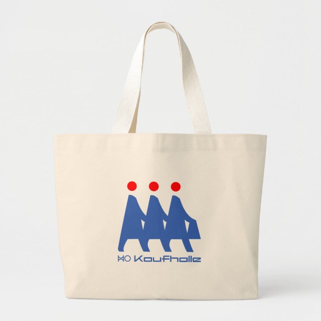 HO Kaufhalle Large Tote Bag (Front)