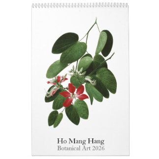 Ho Mang Hang, Botanical Art 2026 Calendar