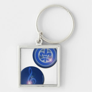 Ho oponopono key ring Flower of Lily and Sun Key