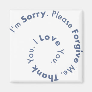 Ho’Oponopono Mantra Prayer Healing Sentences Magnet