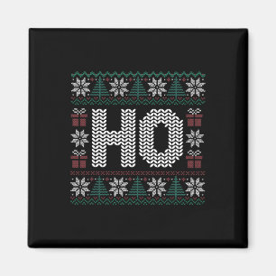 Ho Where's My Ho At Christmas Xmas Couples Matchin Magnet