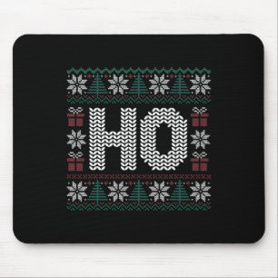 Ho Where's My Ho At Christmas Xmas Couples Matchin Mouse Pad