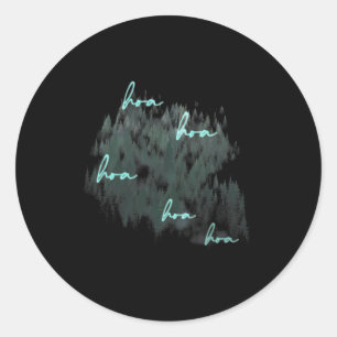 Hoa Hoa Hoa Hoa Season Classic Round Sticker
