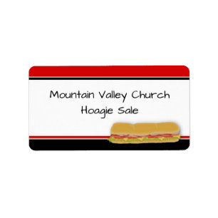 Hoagie Sale Hoagie Label