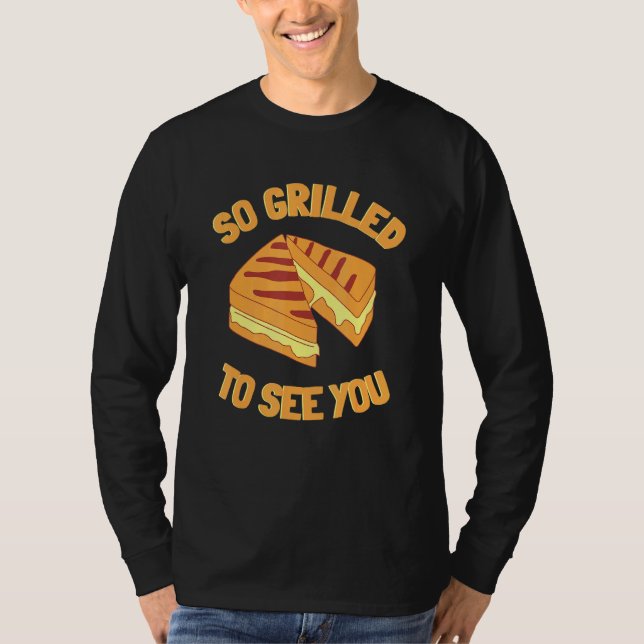 Hoagie Sub Artist And Sandwich Maker - Grilled Che T-Shirt (Front)
