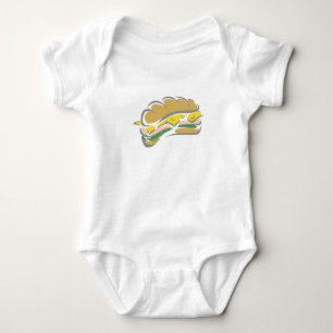 Hoagie Sub Grinder Baby Bodysuit