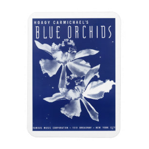 Hoagy Carmichael's "Blue Orchids" Magnet