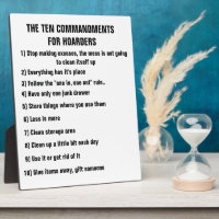 HOARDERS TEN COMMANDMENTS